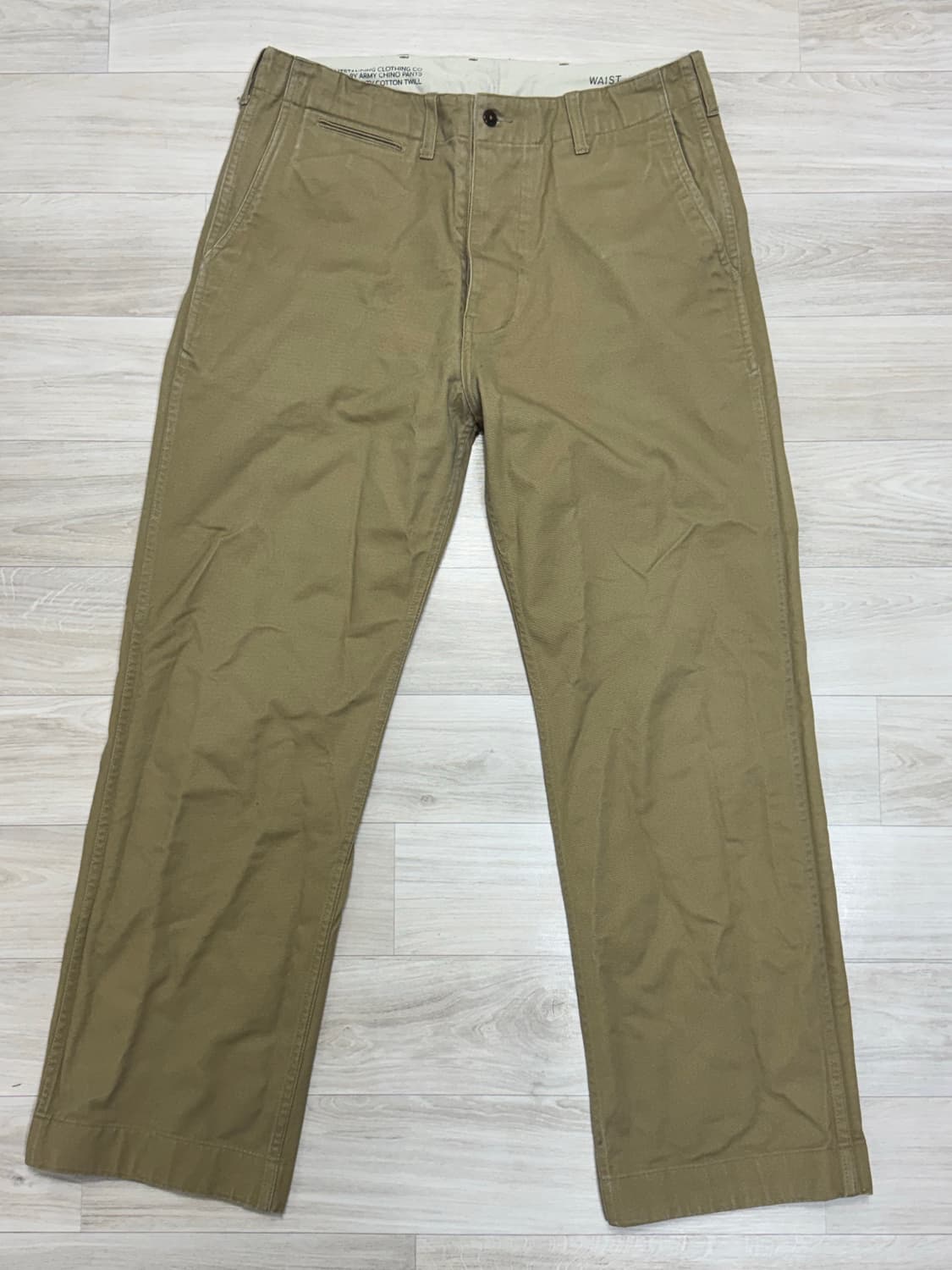 [아웃스탠딩] OFFICER CHINO PANTS_KHAKI 상품이미지5