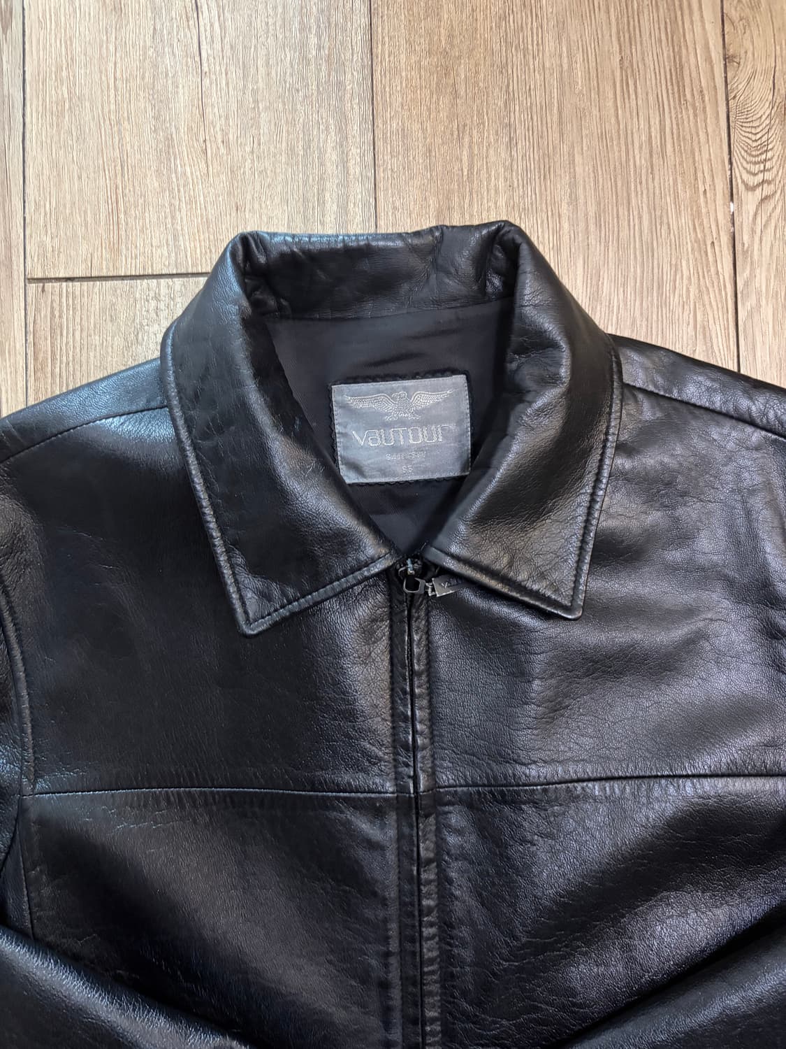 00s 빈티지 미니멀 양가죽 자켓 100 상품이미지3