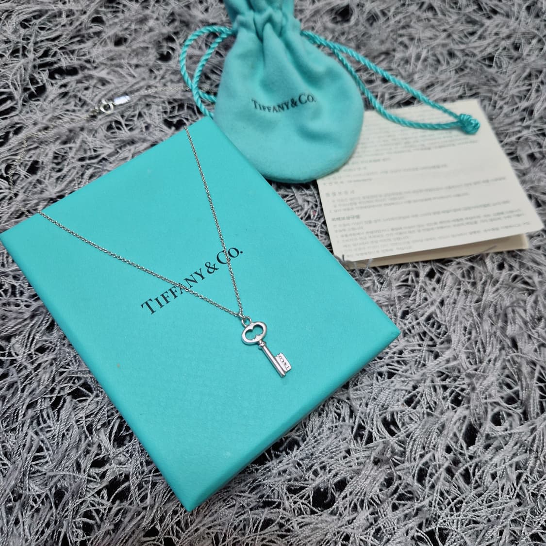 티파니 한정판 오벌키 목걸이 상품이미지1