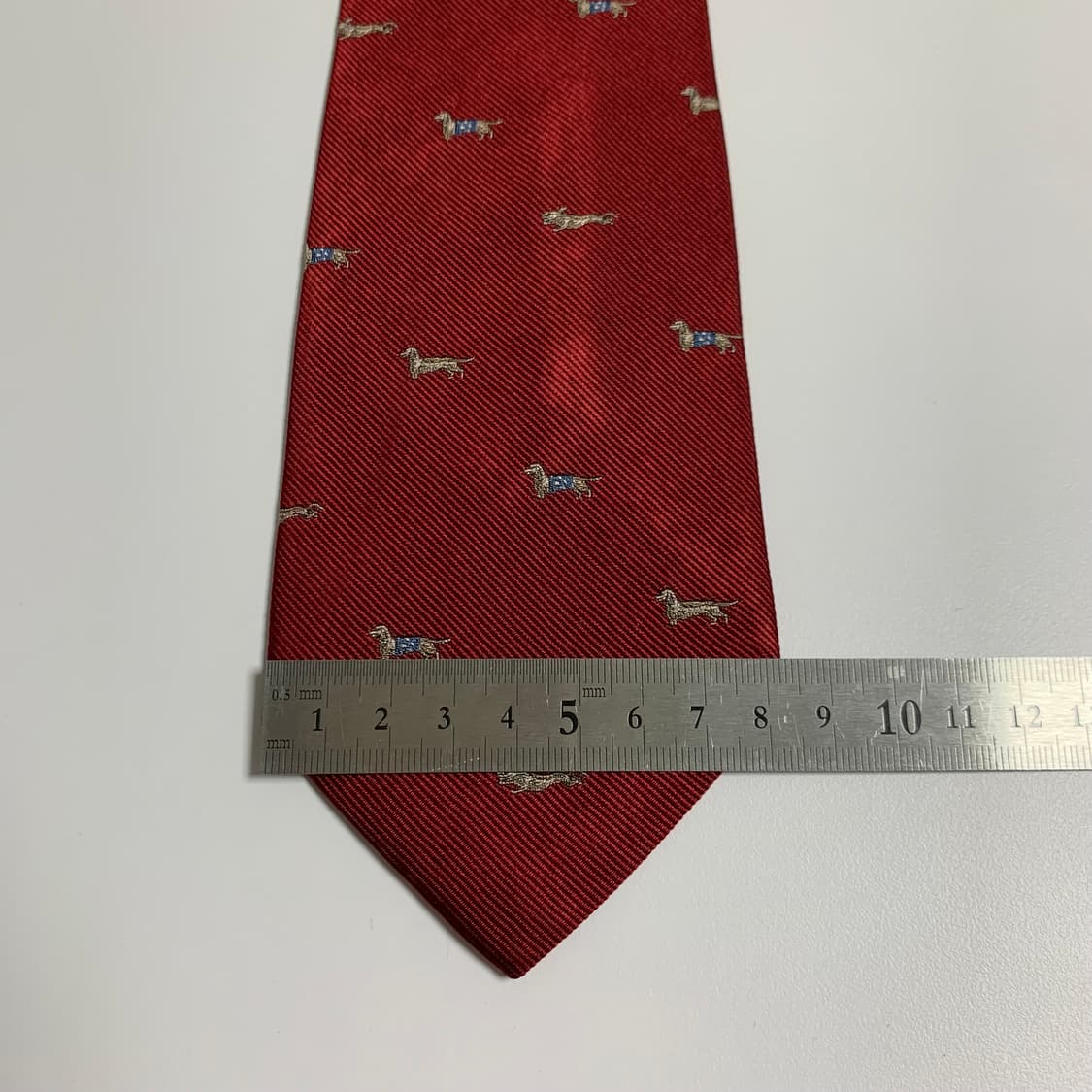 제이프레스 도그패치 명품 100실크 슬림넥타이 A+등급 8.2cm 상품이미지10