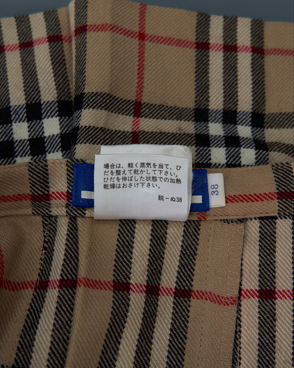 Burberry 블루라벨 노바체크 버클 스트랩 랩 스커트 상품이미지7