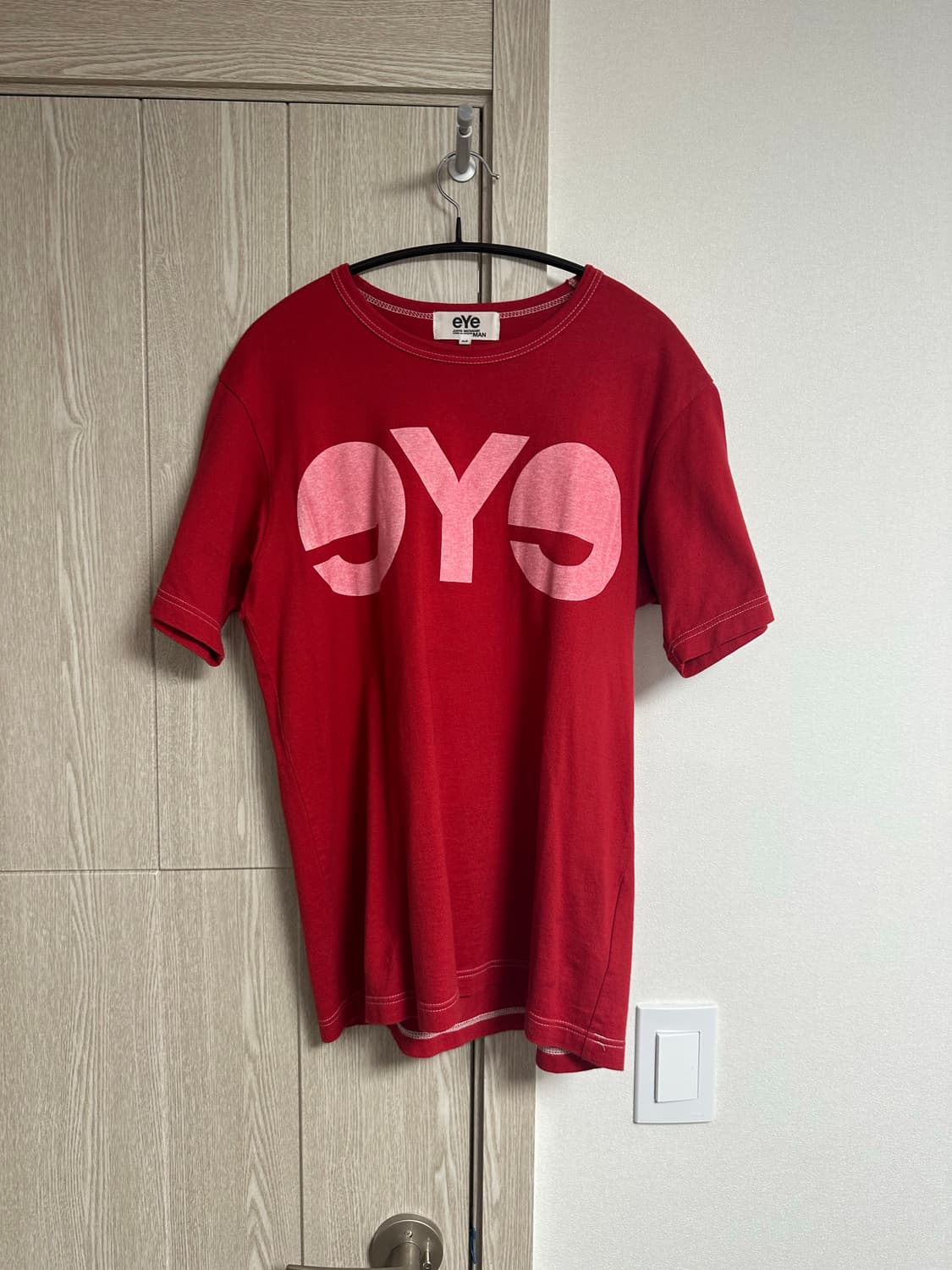 준야와타나베 10ss eYe 로고 티셔츠 상품이미지1