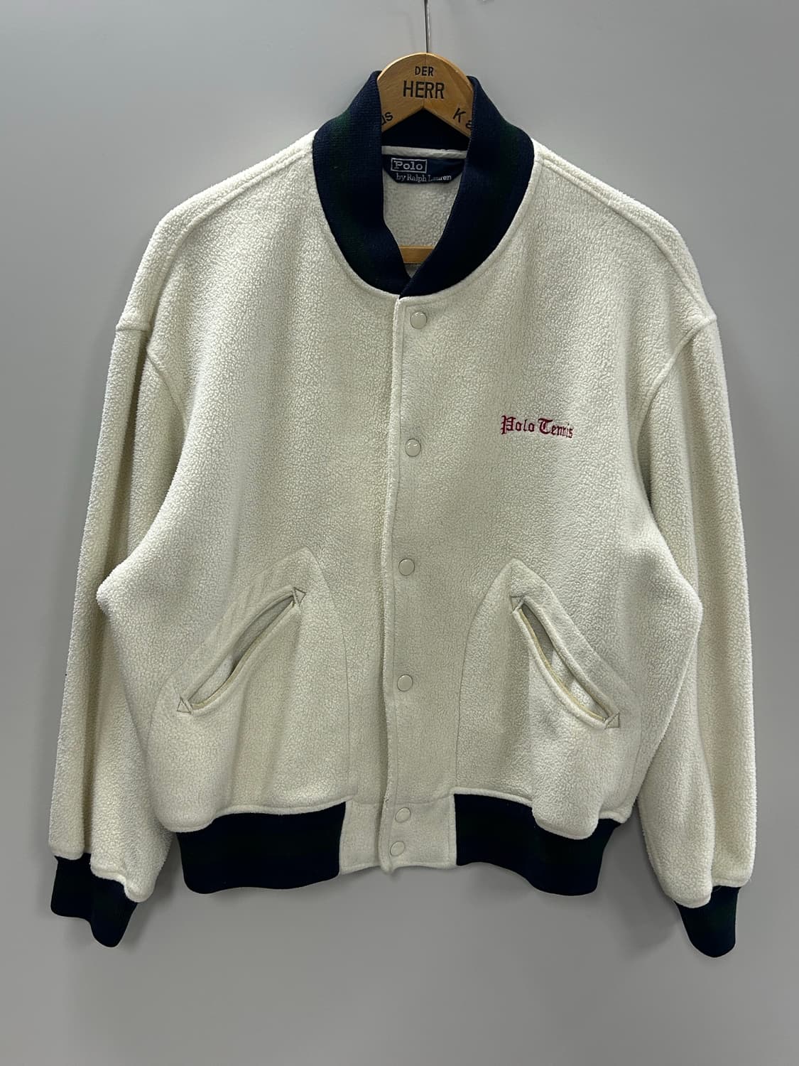 90s 폴로 랄프로렌 플리스 바시티 자켓 상품이미지1