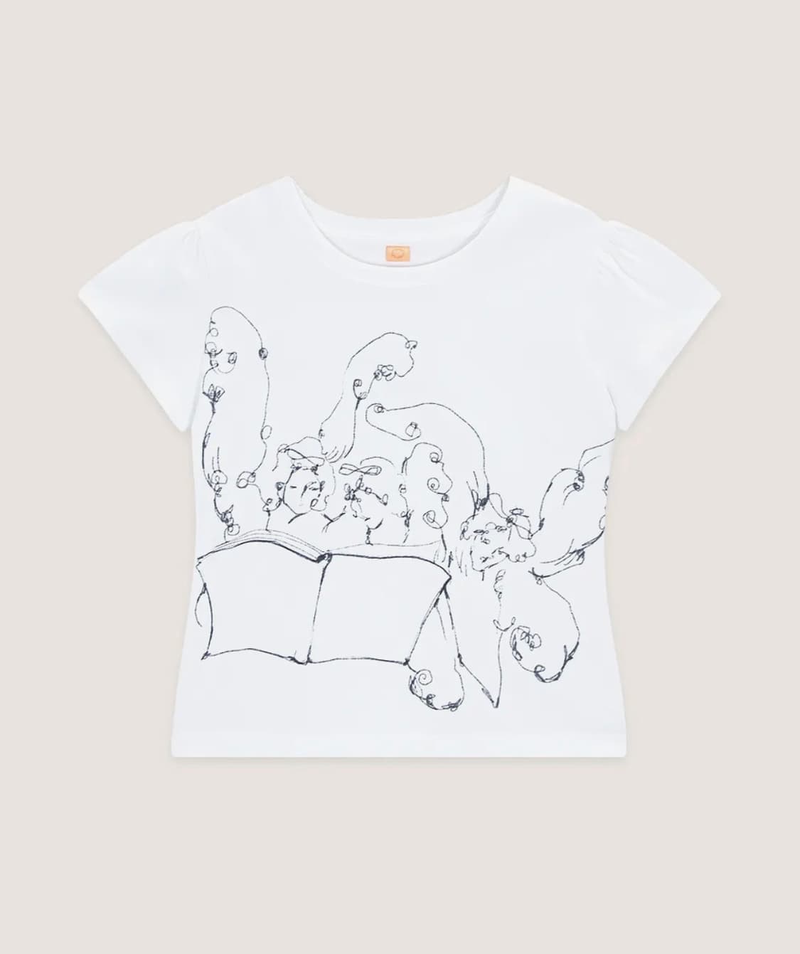 sinoon 시눈 엔젤 퍼프 티셔츠 상품이미지2