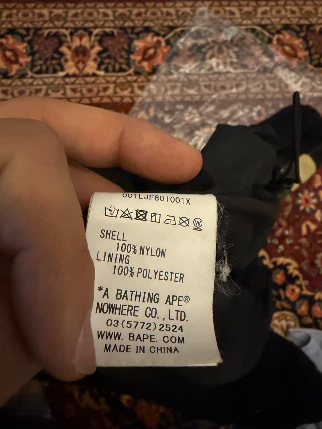 베이프 샤크후드 바람막이 xl 상품이미지5