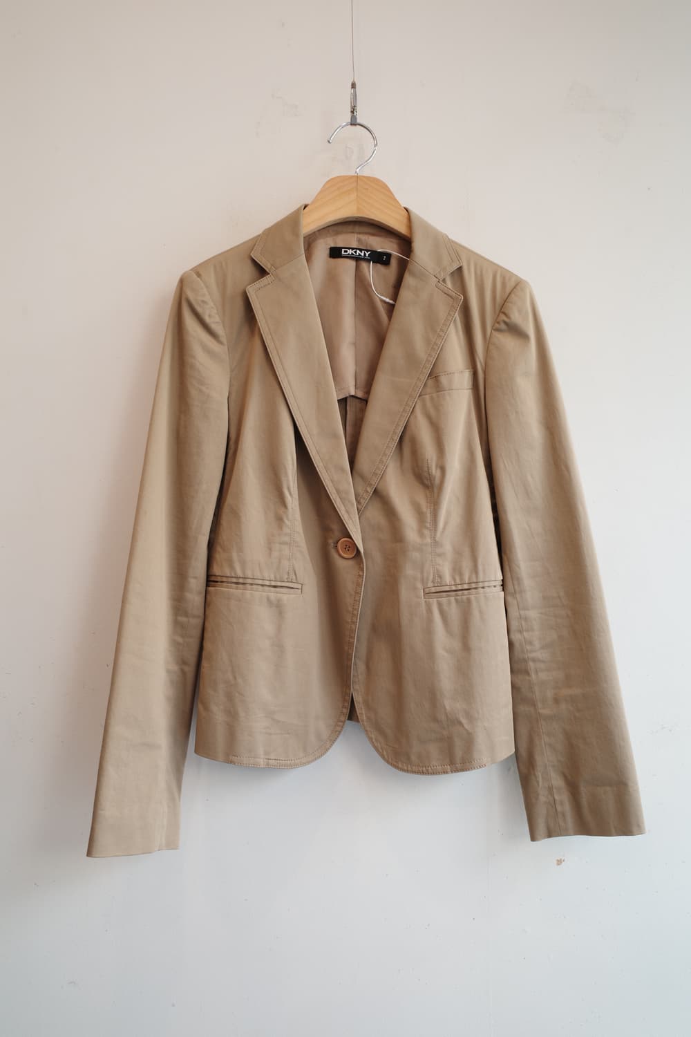 DKNY 원버튼 코튼 자켓 상품이미지1