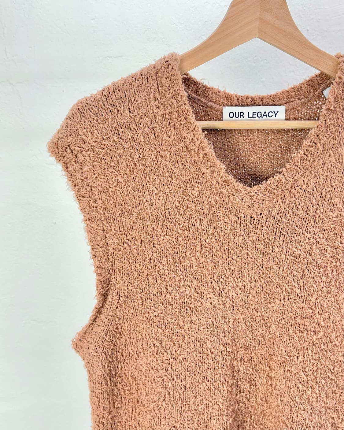 아워레가시 22ss 라멜 텍스처드 코튼 니트 베스트 상품이미지2