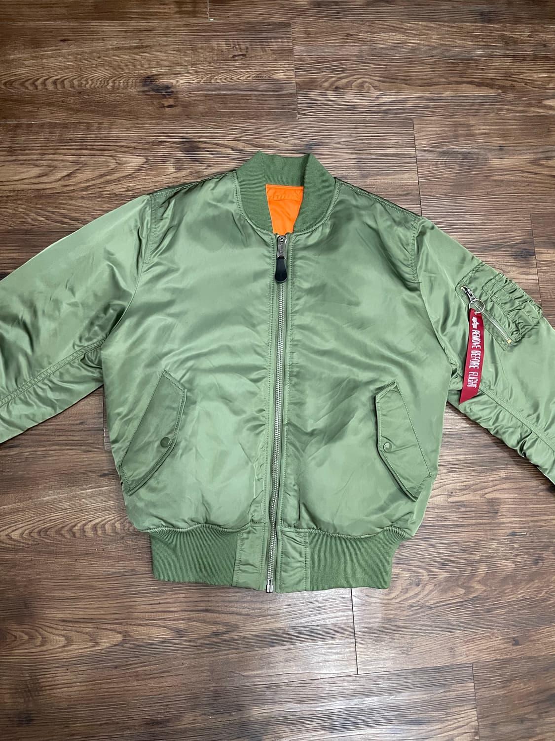 알파인더스트리 ma-1 마원 세이지 항공점퍼 상품이미지3