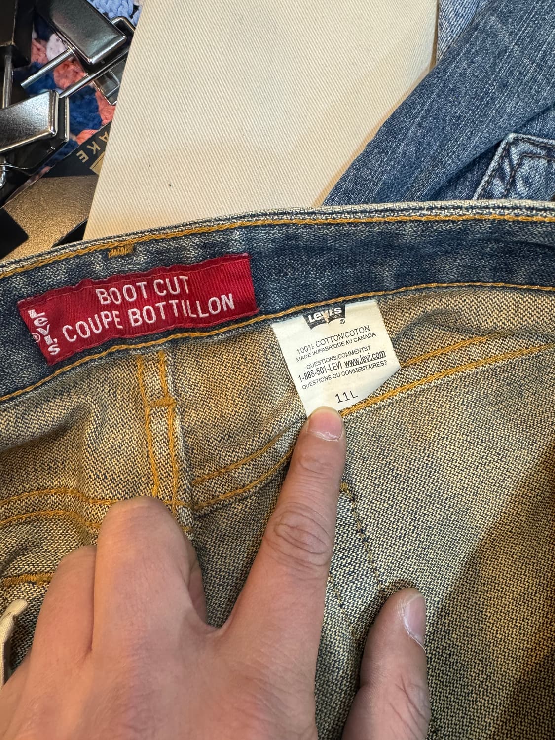 리바이스 부츠컷 33in 상품이미지9