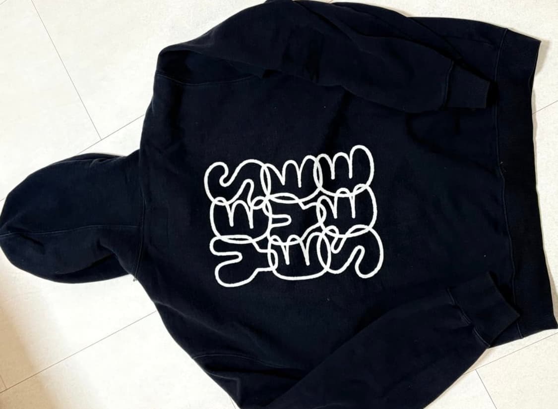 예스아이씨 로고 후드집업 상품이미지2