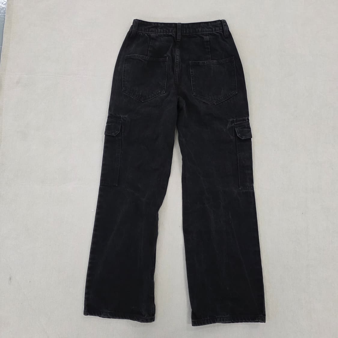 [24] 미쏘 흑청 데님 카고 팬츠 0219J 상품이미지3