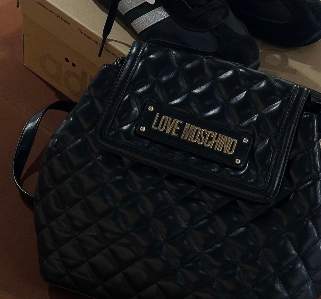 Moschino 퀄팅 백팩 상품이미지1