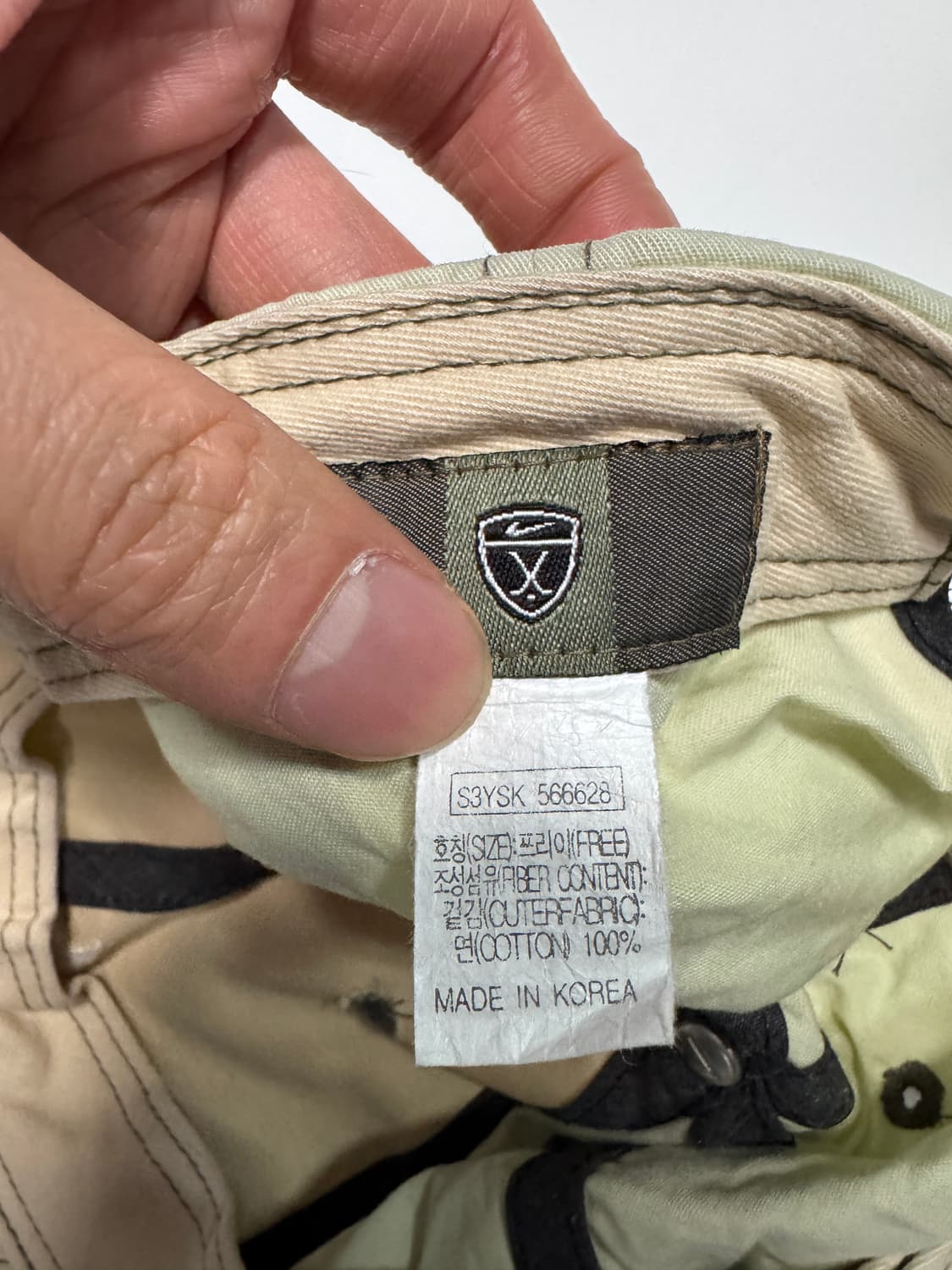 나이키 올드스쿨 골프 스티치 민트 볼캡 상품이미지3