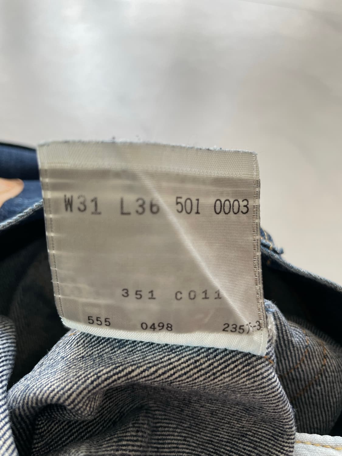 90s USA 빈티지 리바이스 LVC 501XX 셀비지 발렌시아팩토리 상품이미지8