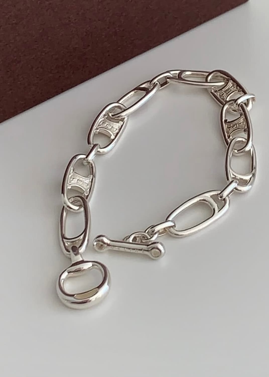 셀린느 정품 925 토글 체인 팔찌 상품이미지7