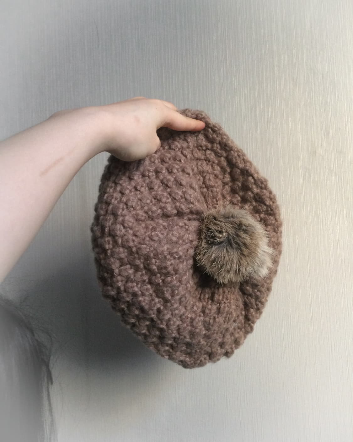  Pom knit beret 상품이미지2