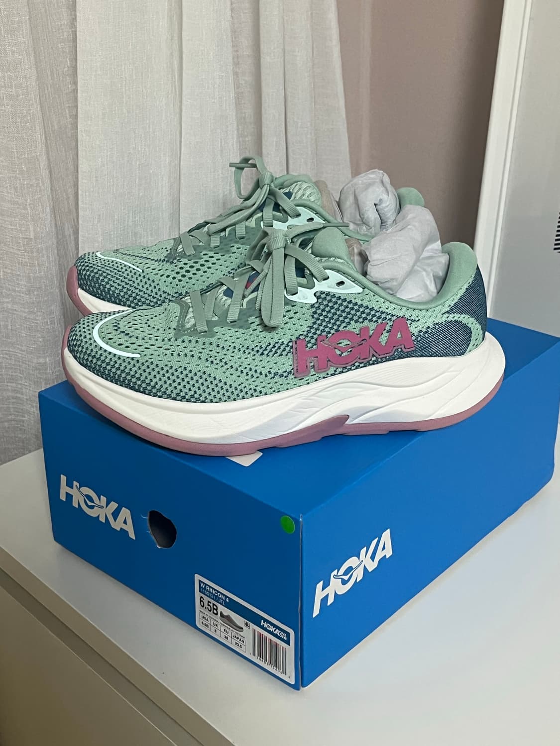 Hoka 호카 링컨4 와이드 알파인 블루 235 상품이미지5