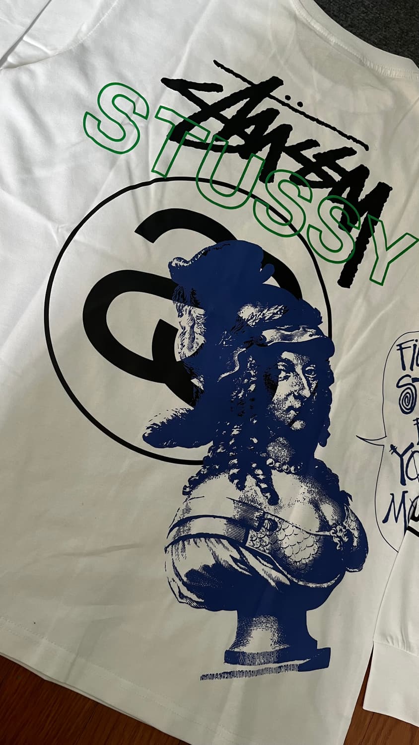 스투시 테스트 스트라이크 피그먼트 다이드 롱슬리브 티셔츠 내츄럴 상품이미지6