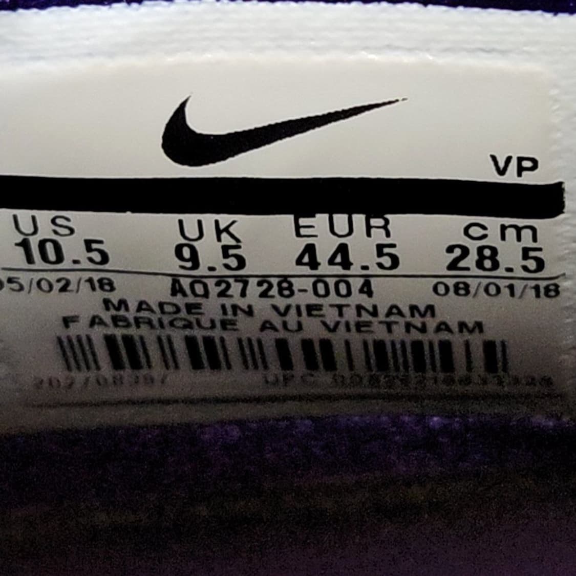 나이키 285 코비 OG 프로트로 퍼플레인 상품이미지7