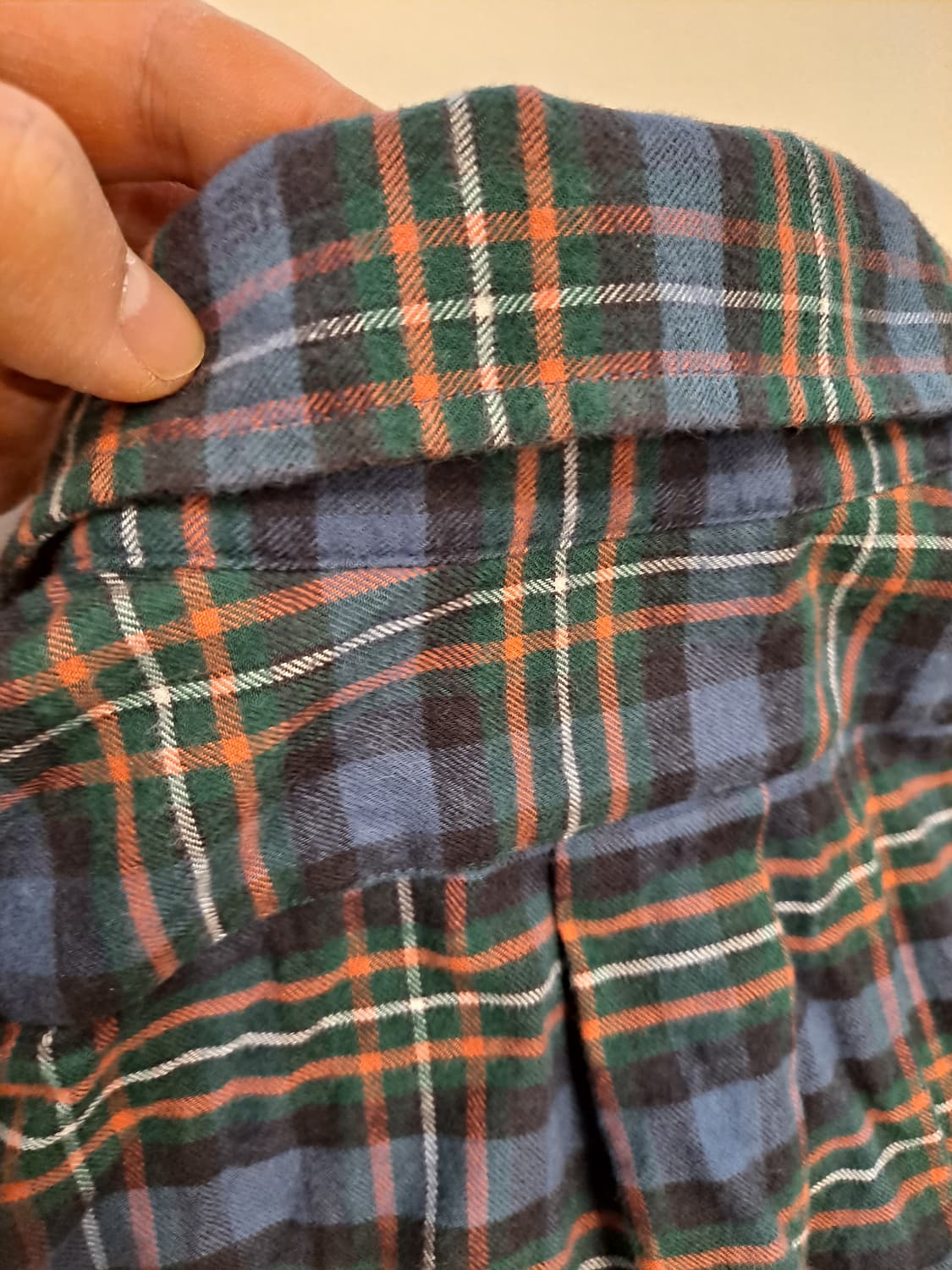 브룩스브라더스 리젠트핏 플란넬셔츠 L 상품이미지3