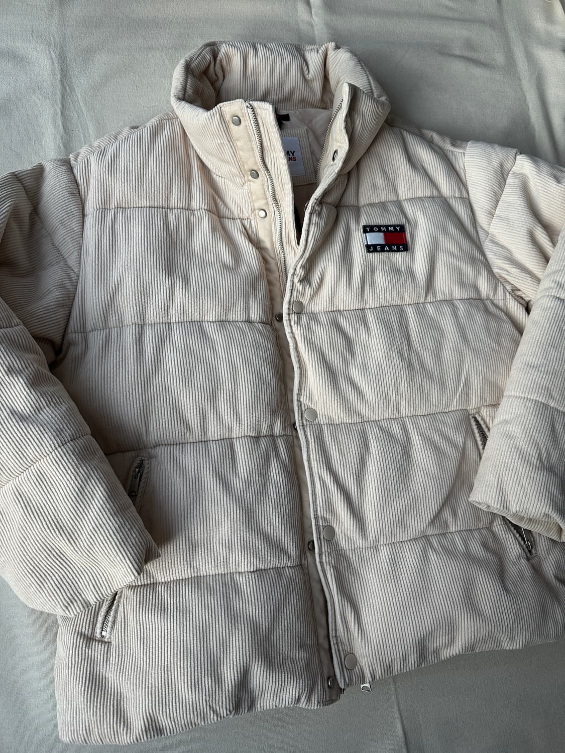 타미진스 코듀로이 패딩 아이보리 M  상품이미지4