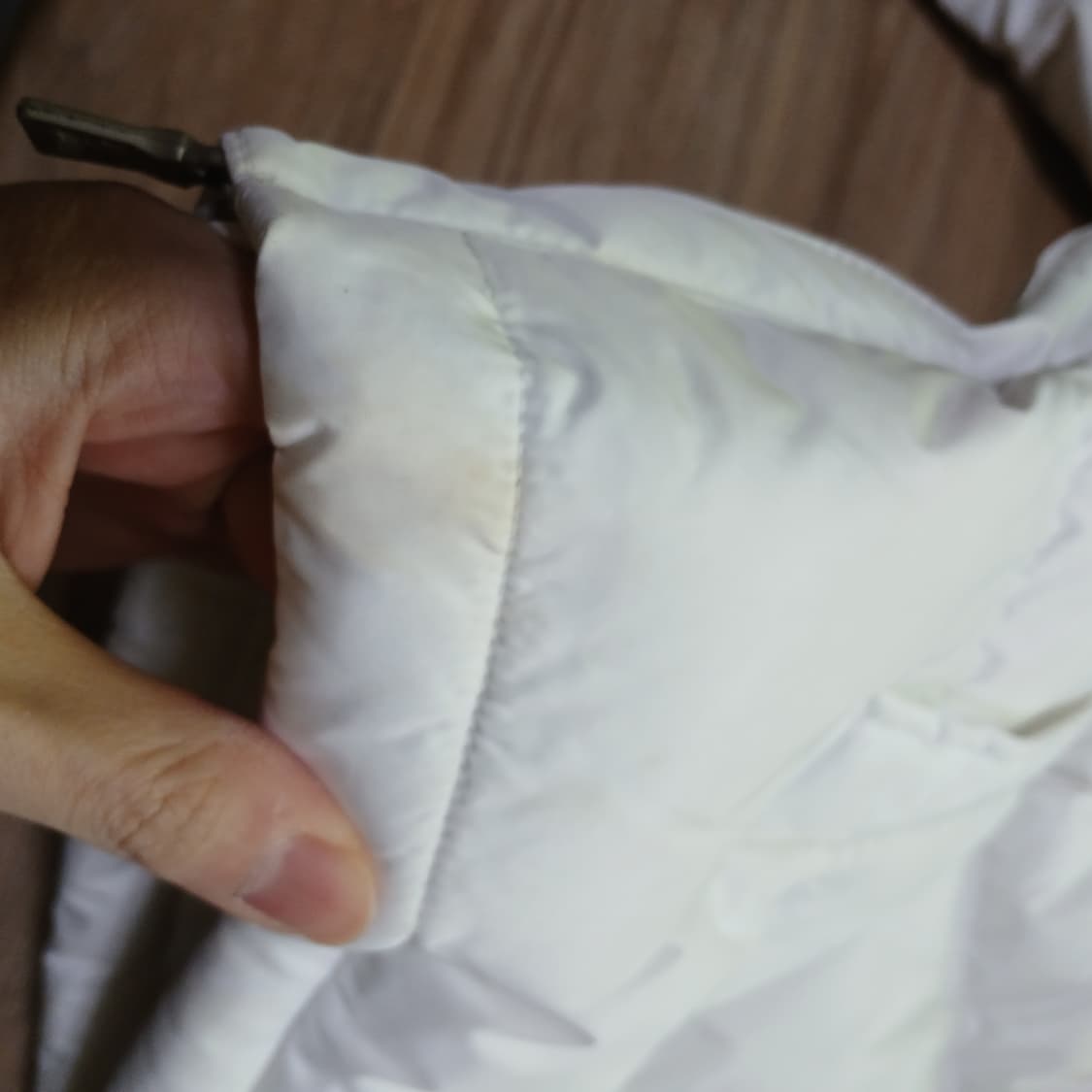 택붙은 미사용 jeep 지프 성조기 아노락 덕다운 패딩 자켓 겨울 상품이미지6