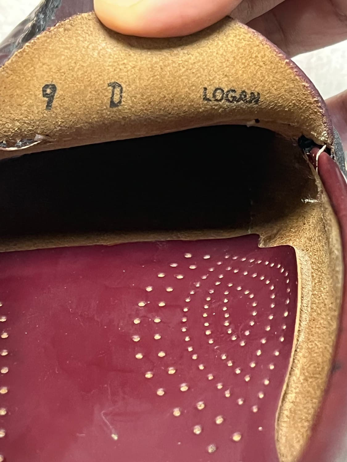 [9D ] G.H. Bass 로건 페니로퍼 버건디 상품이미지6