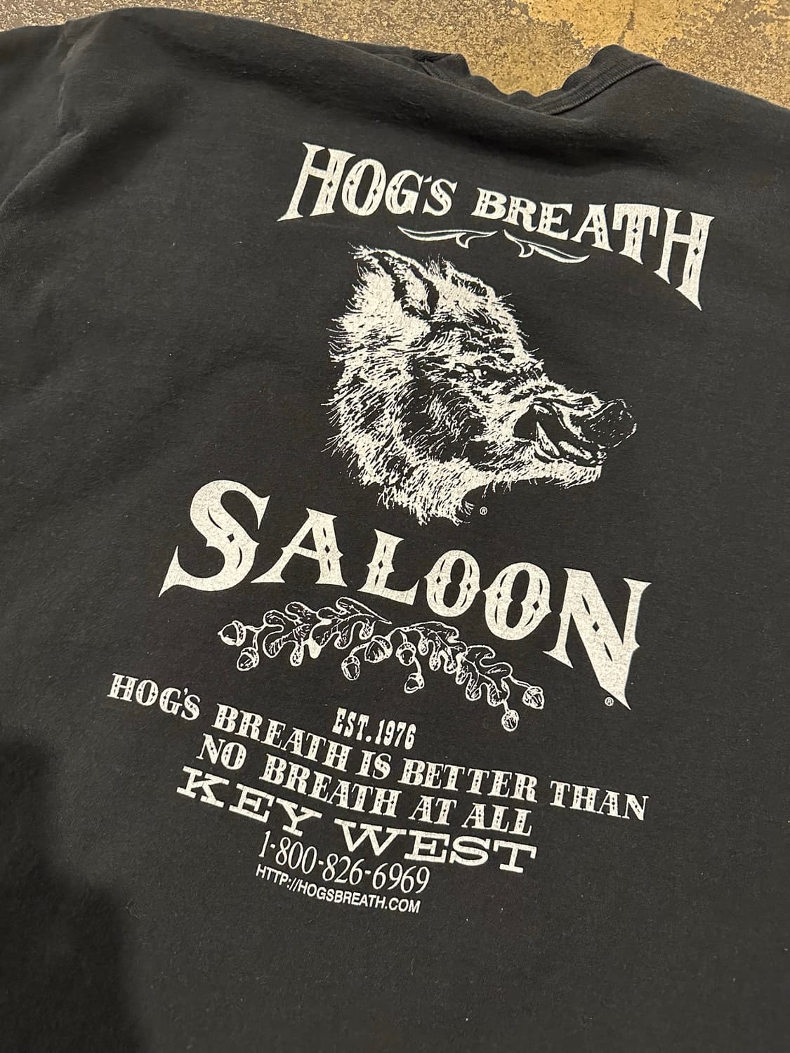 빈티지 90s Hog's Breath Beer 프로모션 티셔츠 상품이미지4
