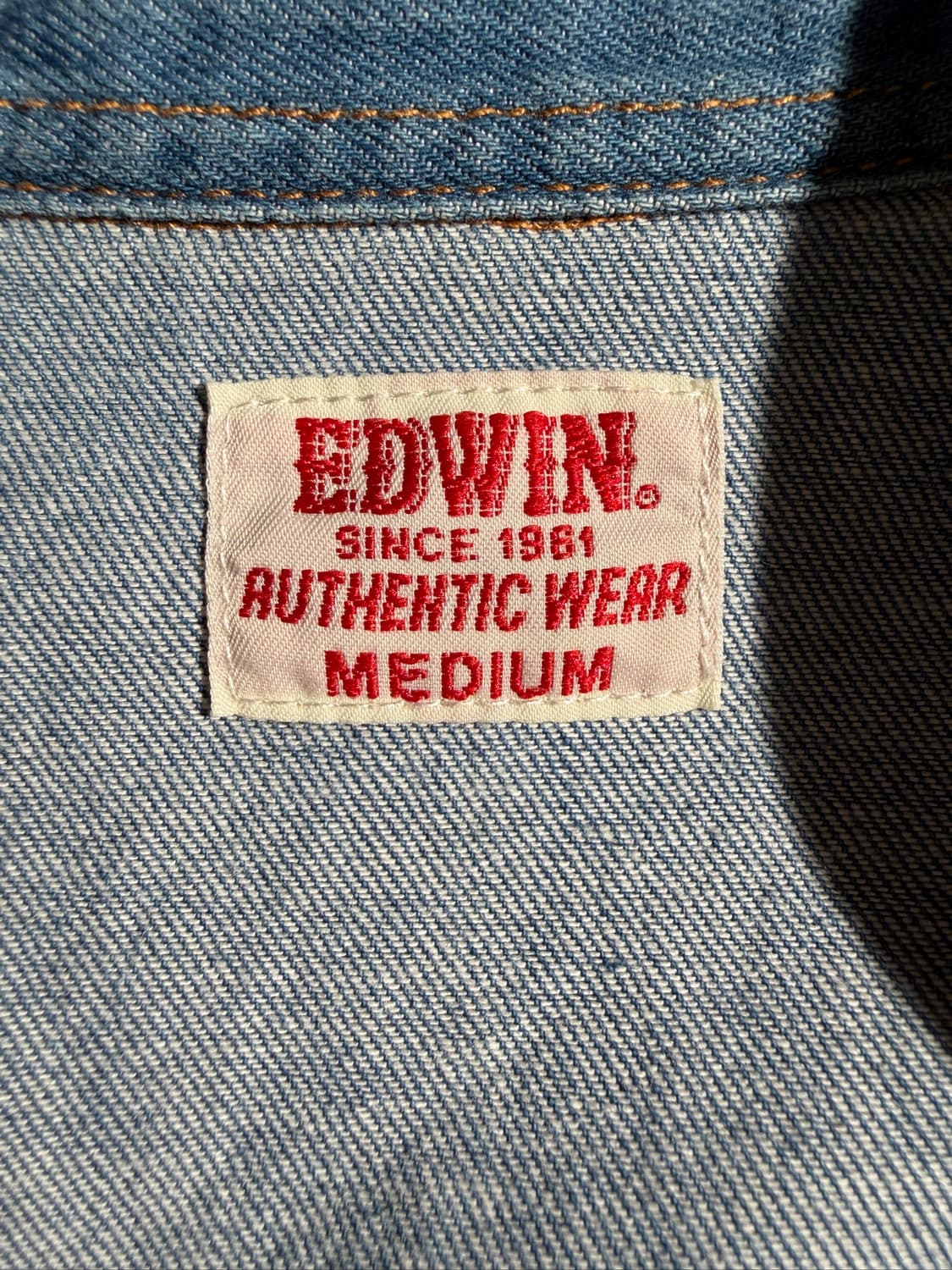 Edwin Two-Tone Western Denim Shirt 상품이미지5