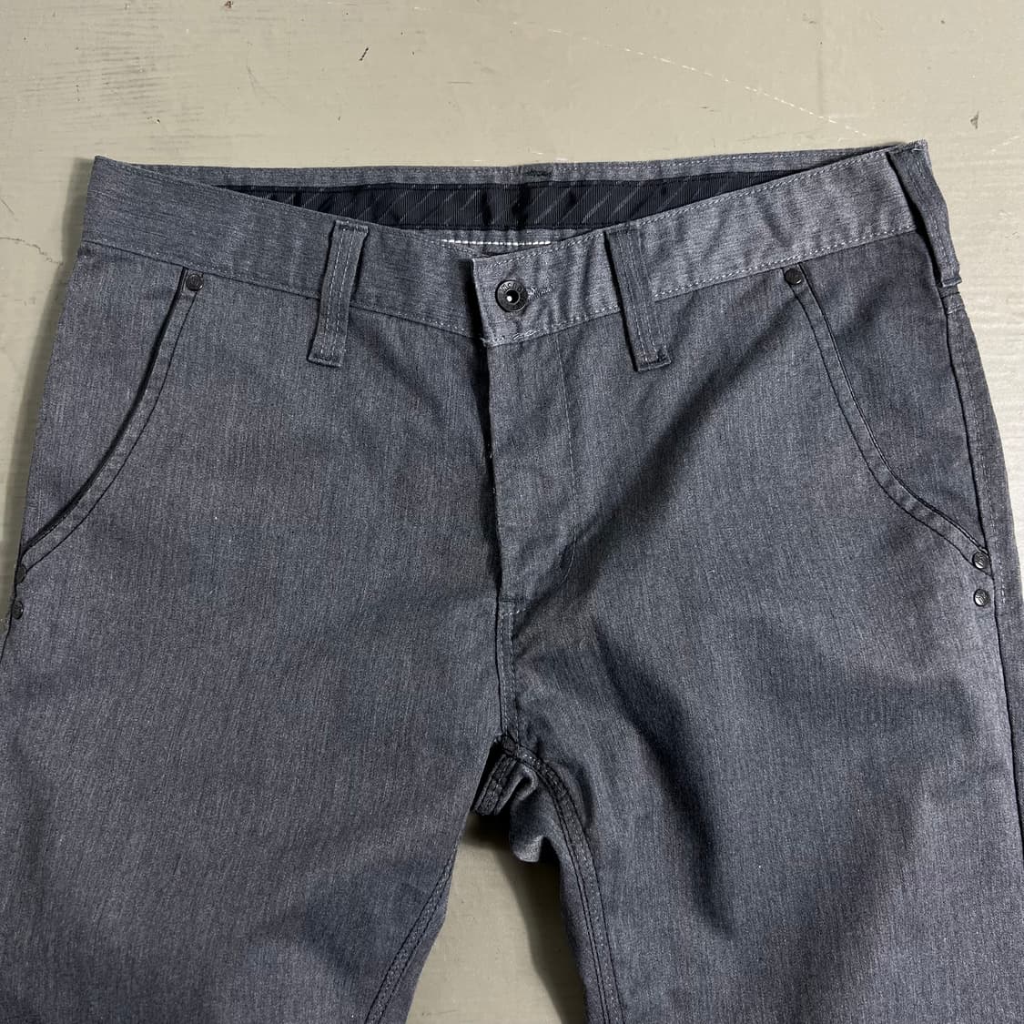 에드윈 콘쵸 디테일 아메카지 슬랙스 팬츠 상품이미지3