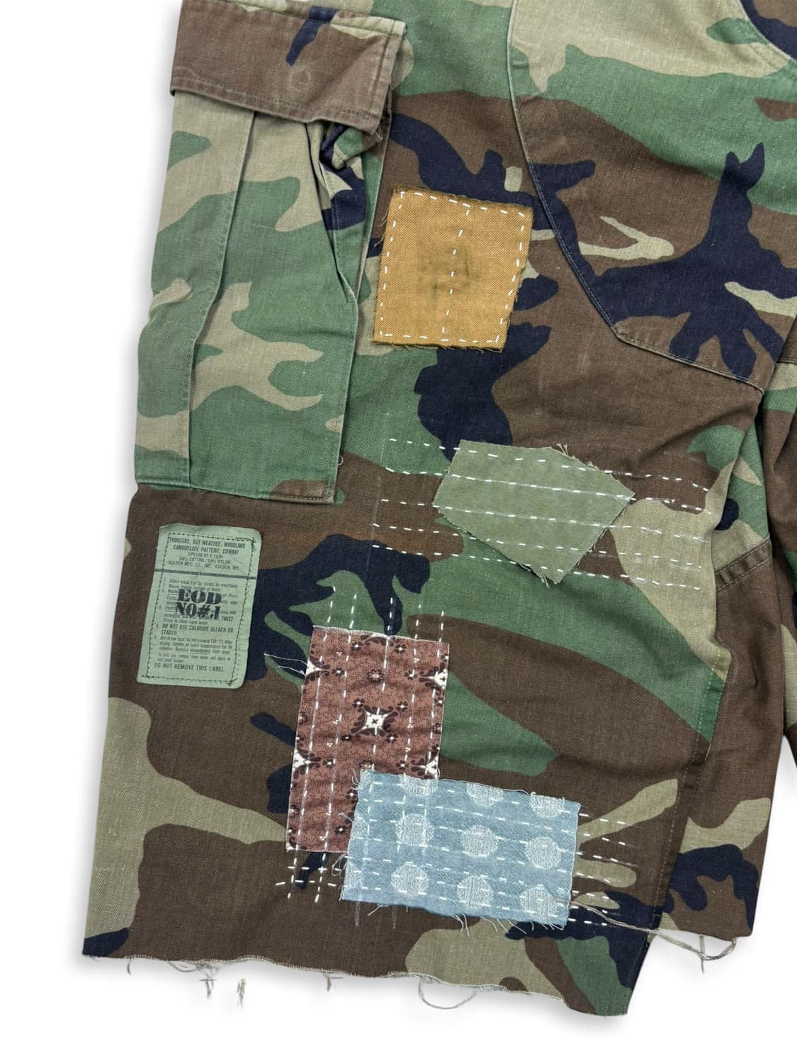 BDU Distressed Boro Sashiko Bermuda 상품이미지7