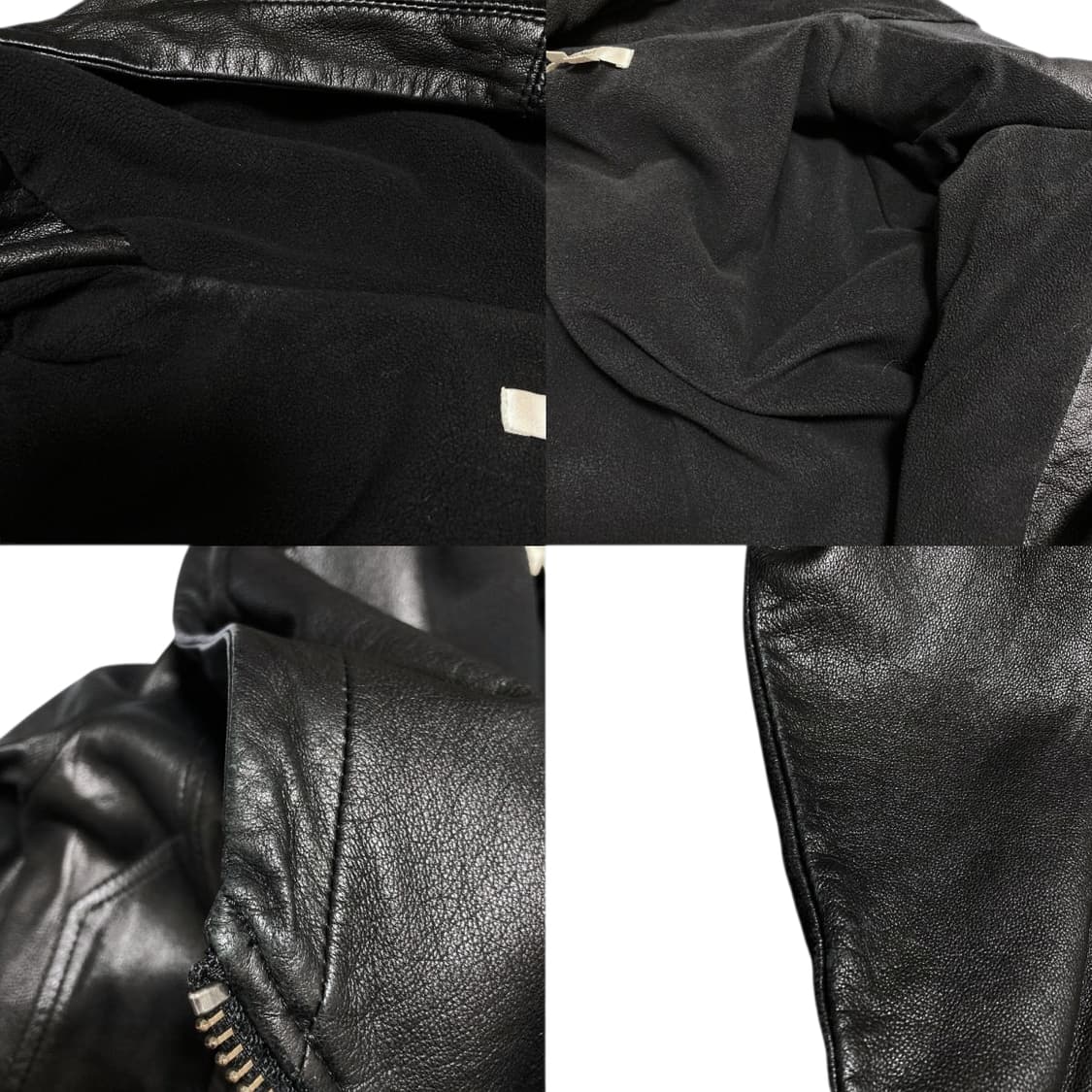 헬무트랭 램스킨 비대칭 라이더자켓 상품이미지8