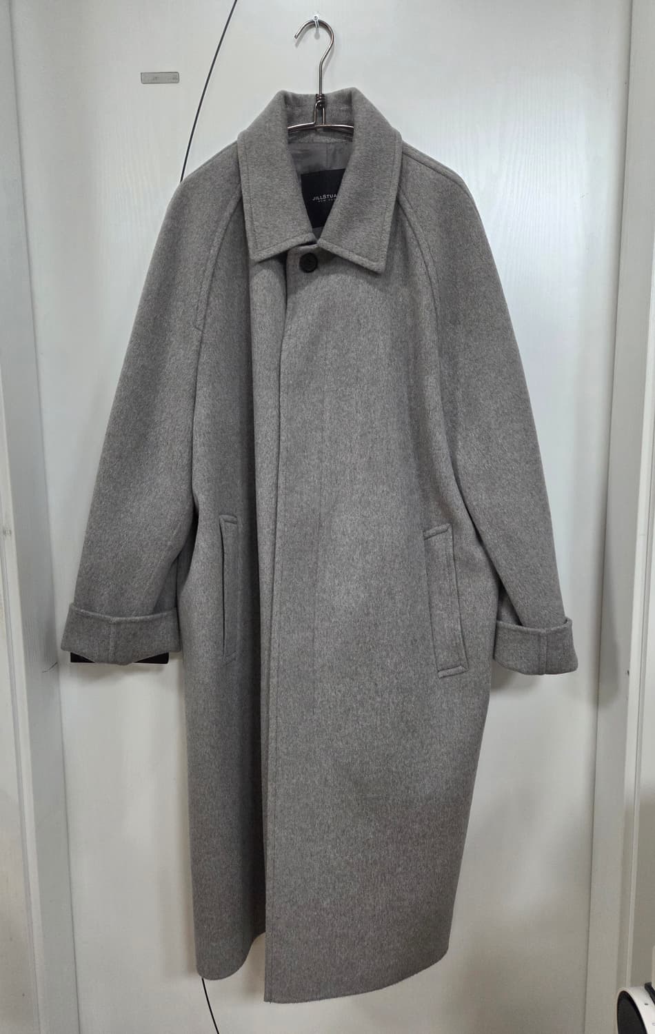 (XL) 질스튜어트 뉴욕 캐시미어 블렌드 핸드메이드 발마칸 코트 상품이미지3