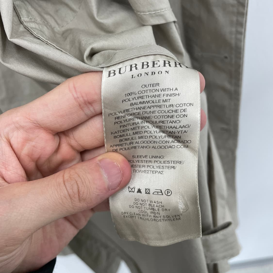 신형 버버리 싱글 트렌치 코트 상품이미지8