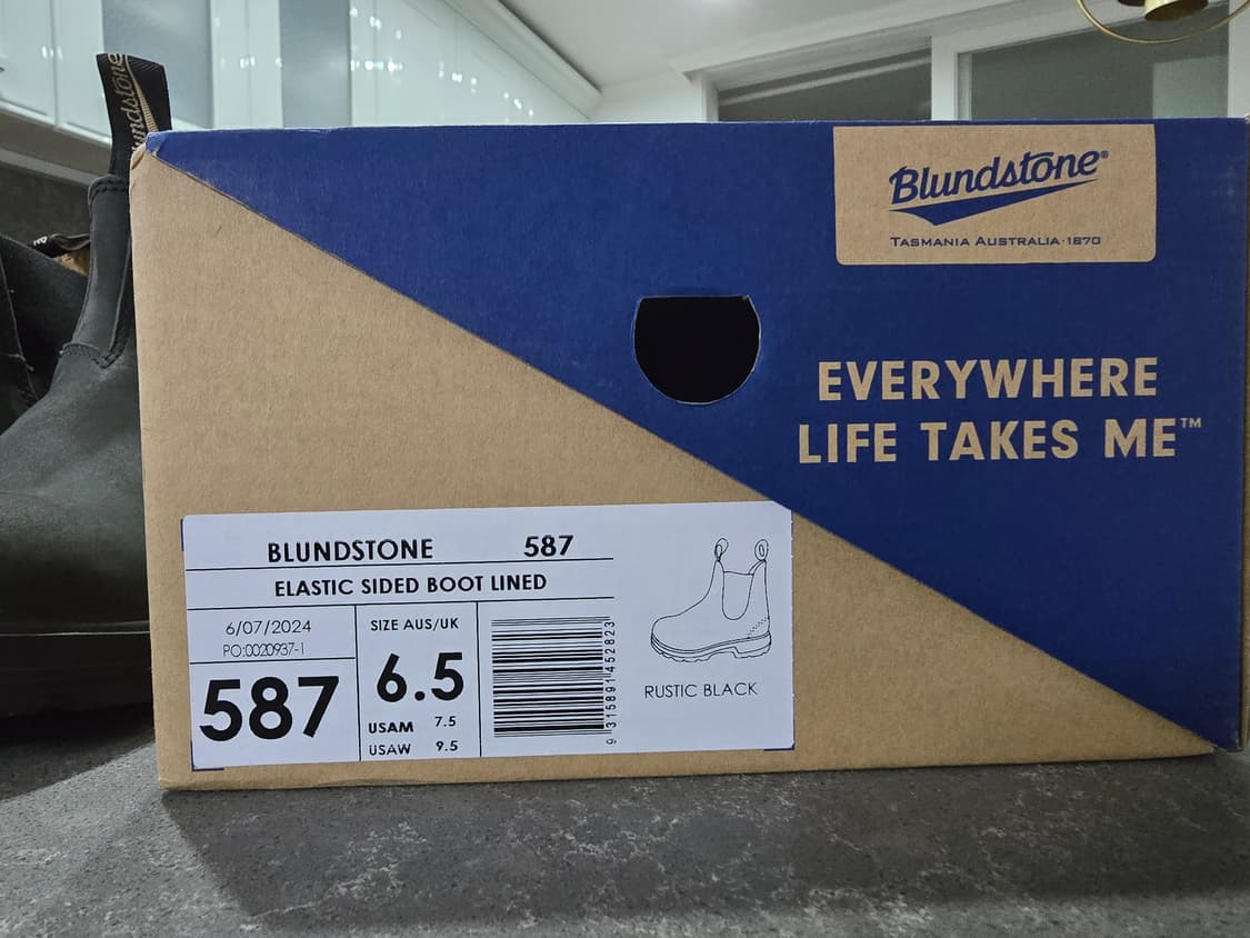 BLUNDSTONE 587 rustic black 상품이미지3