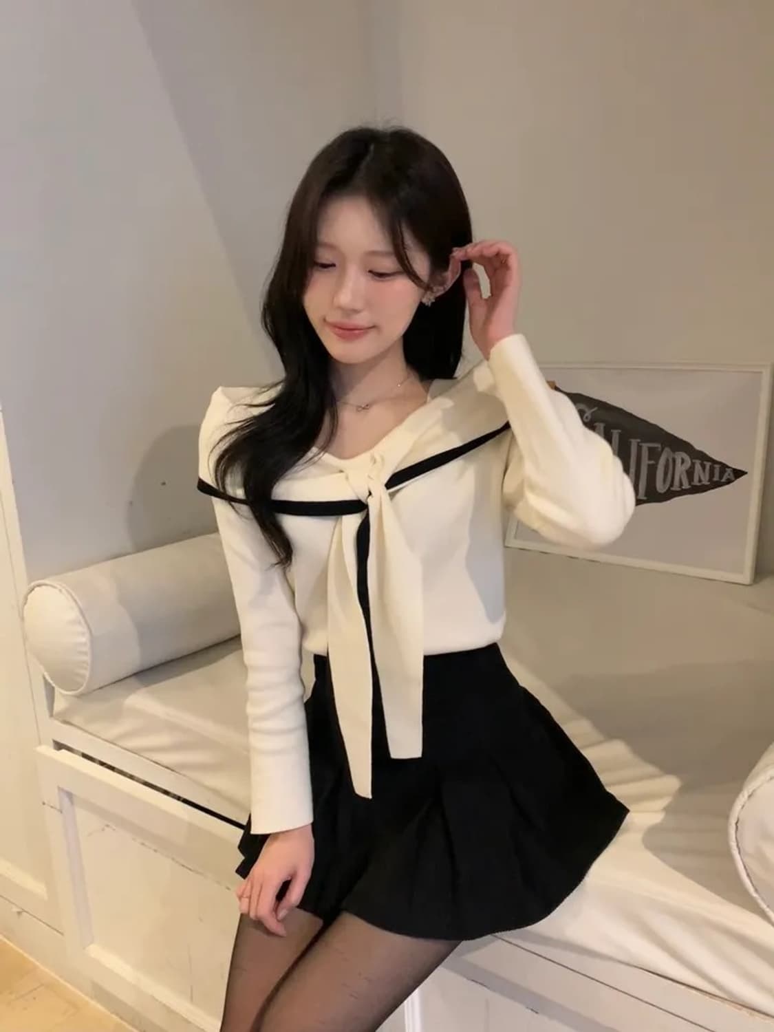 세라 리본 니트 상품이미지1