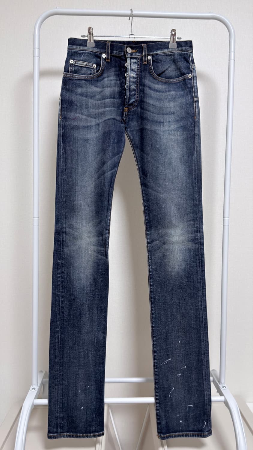 Dior Homme 09ss 레드 페인트 진 28 상품이미지1