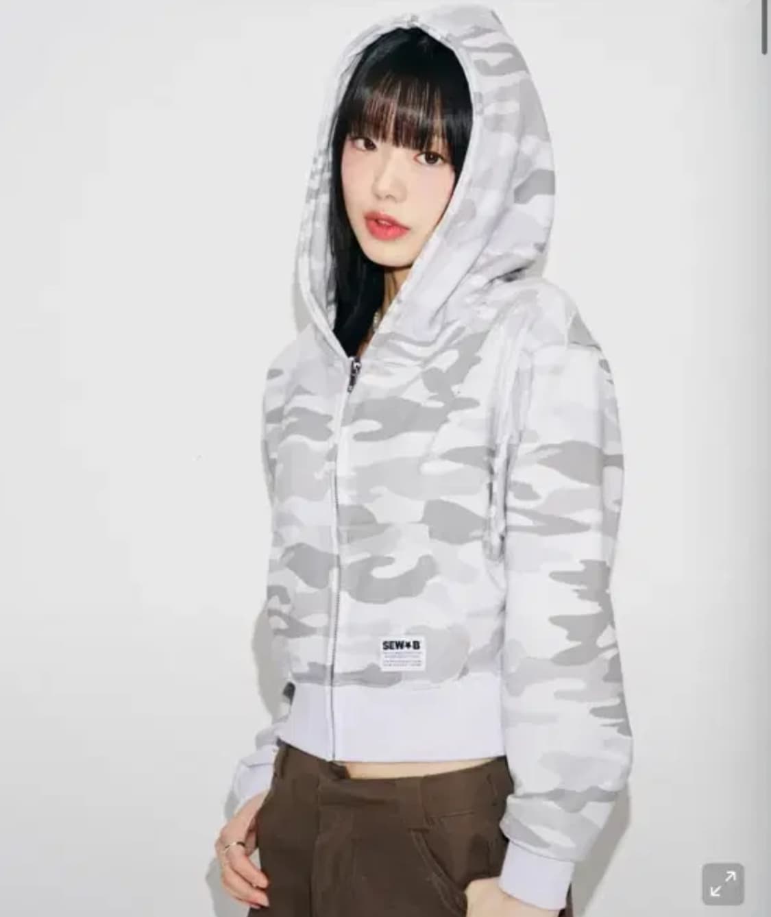 쏘비 카모 후드집업 상품이미지1