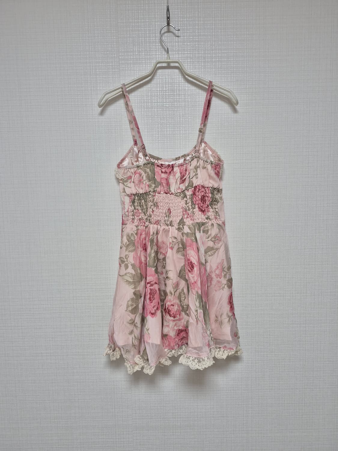 리즈리사 샘플 초고전템 핑크플로럴 히메갸루 원피스 상품이미지3