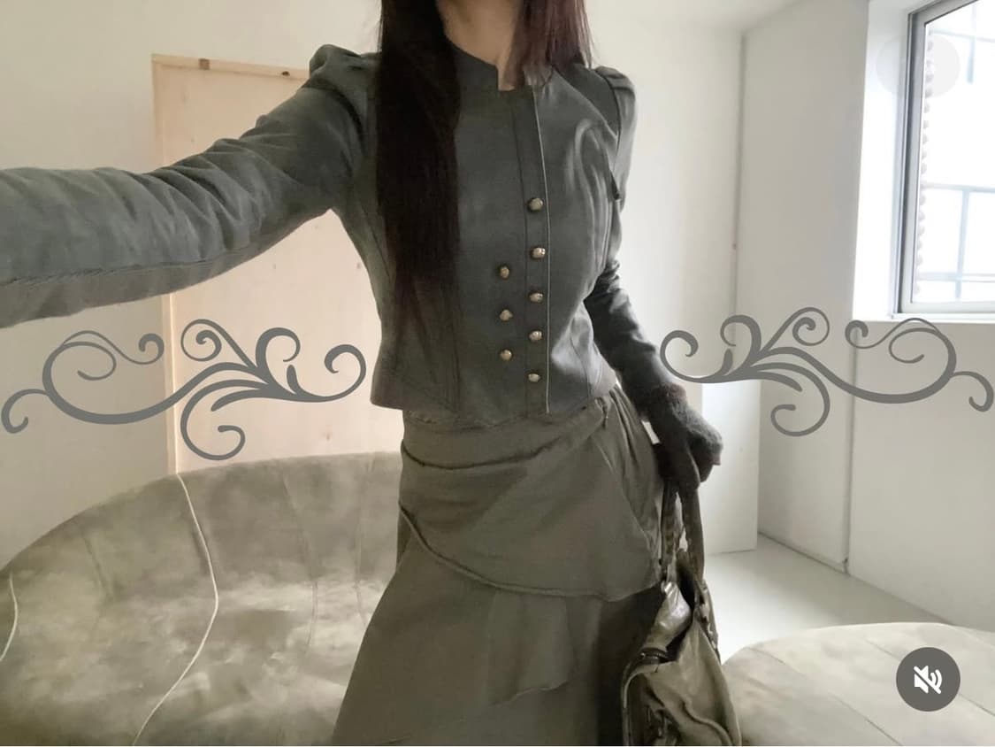 질스튜어트 나폴레옹 레더 자켓 상품이미지2