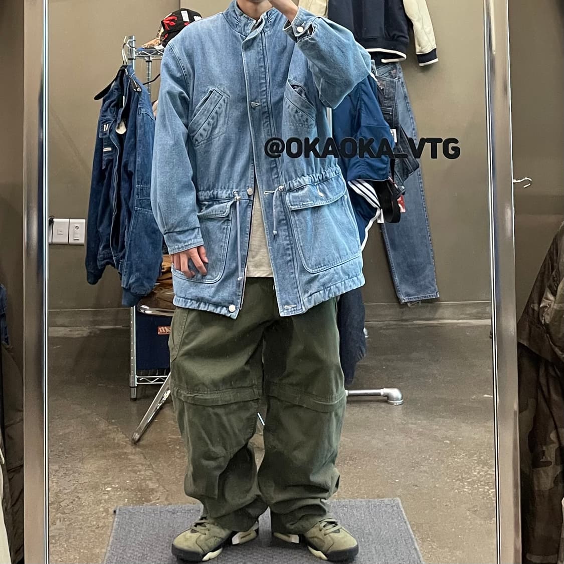 90‘s O.D.R 롱 데님 붐버 상품이미지4