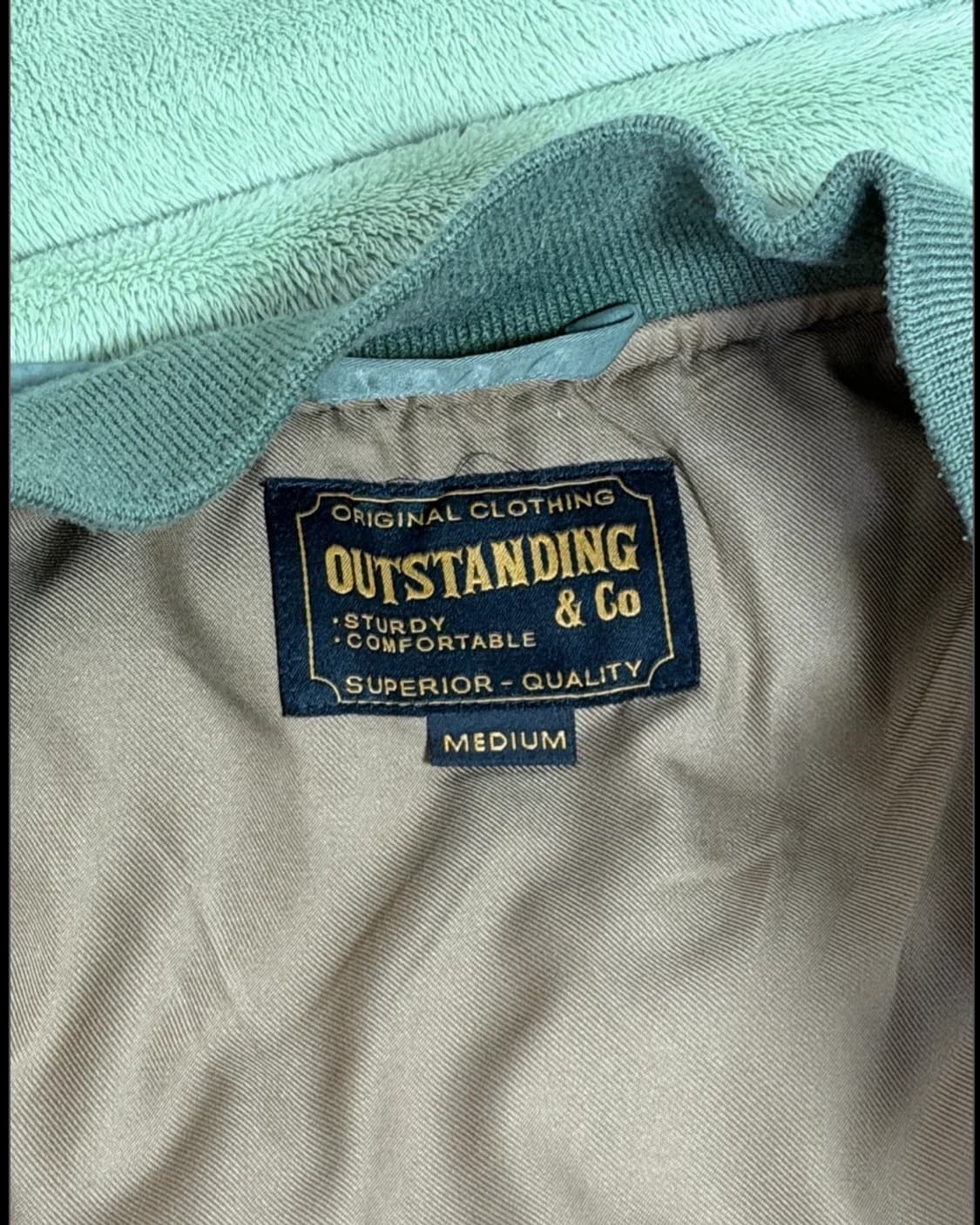 아웃스탠딩 MA-1 세이지그린 M 상품이미지4