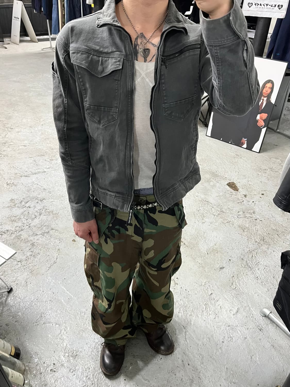 EVENRIVER fade work jacket 상품이미지2