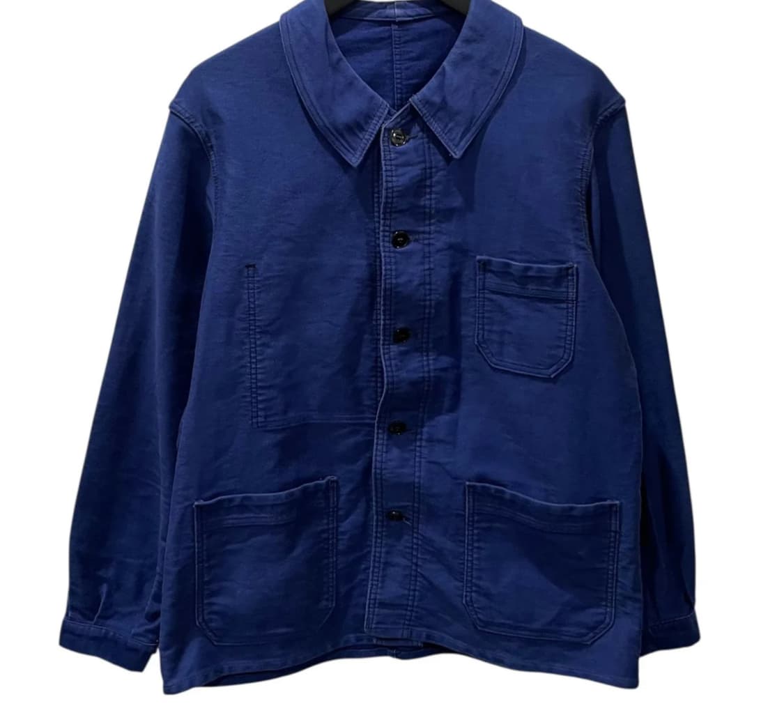 Le favori 프렌치블루 몰스킨 워크자켓 상품이미지1