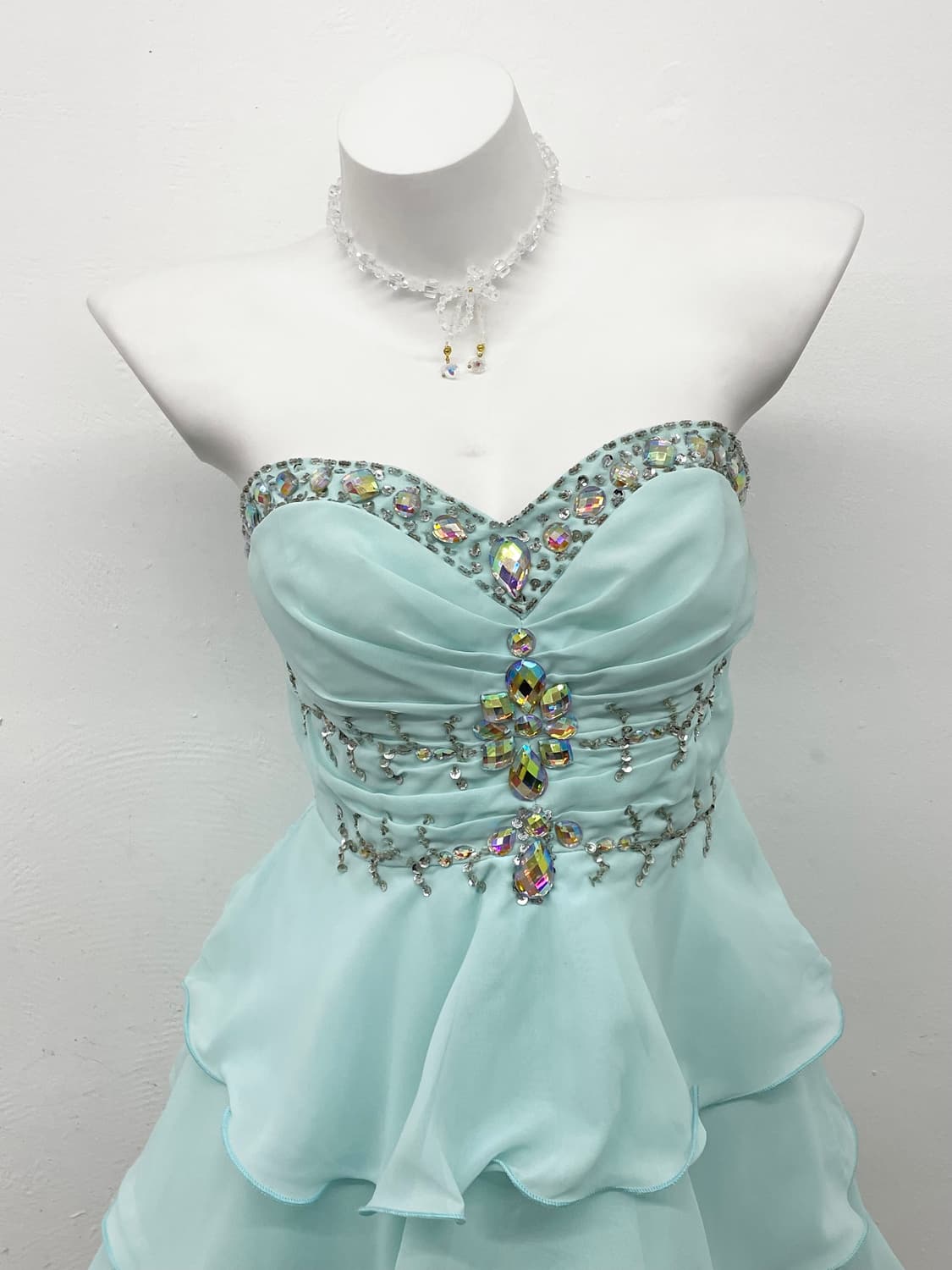 민트페어리 쥬얼 시어 원피스 상품이미지2