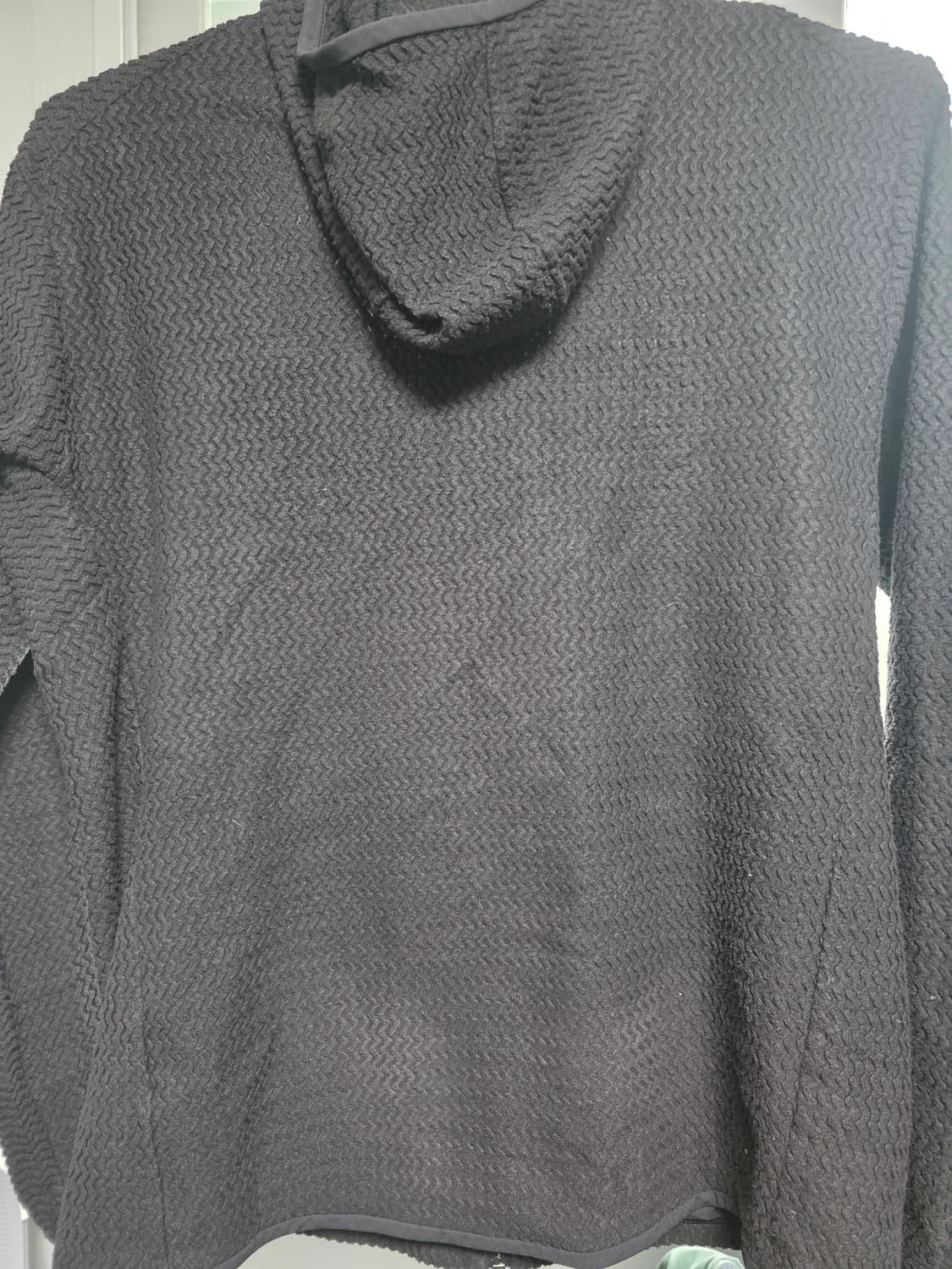 파타고니아 R1 에어 풀집 후디  블랙 [L] 상품이미지2