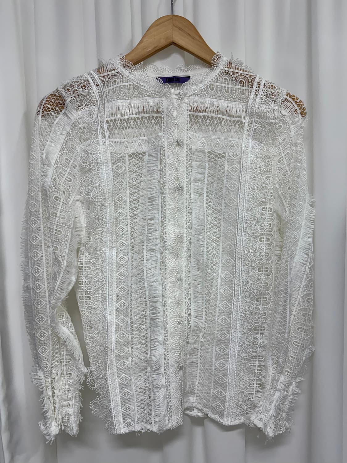 안나수이 레이스 블라우스 상품이미지3