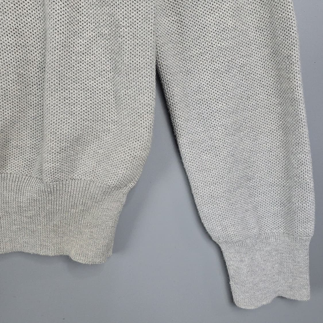 폴로 피마코튼 하프집업 니트 그레이 M 상품이미지3