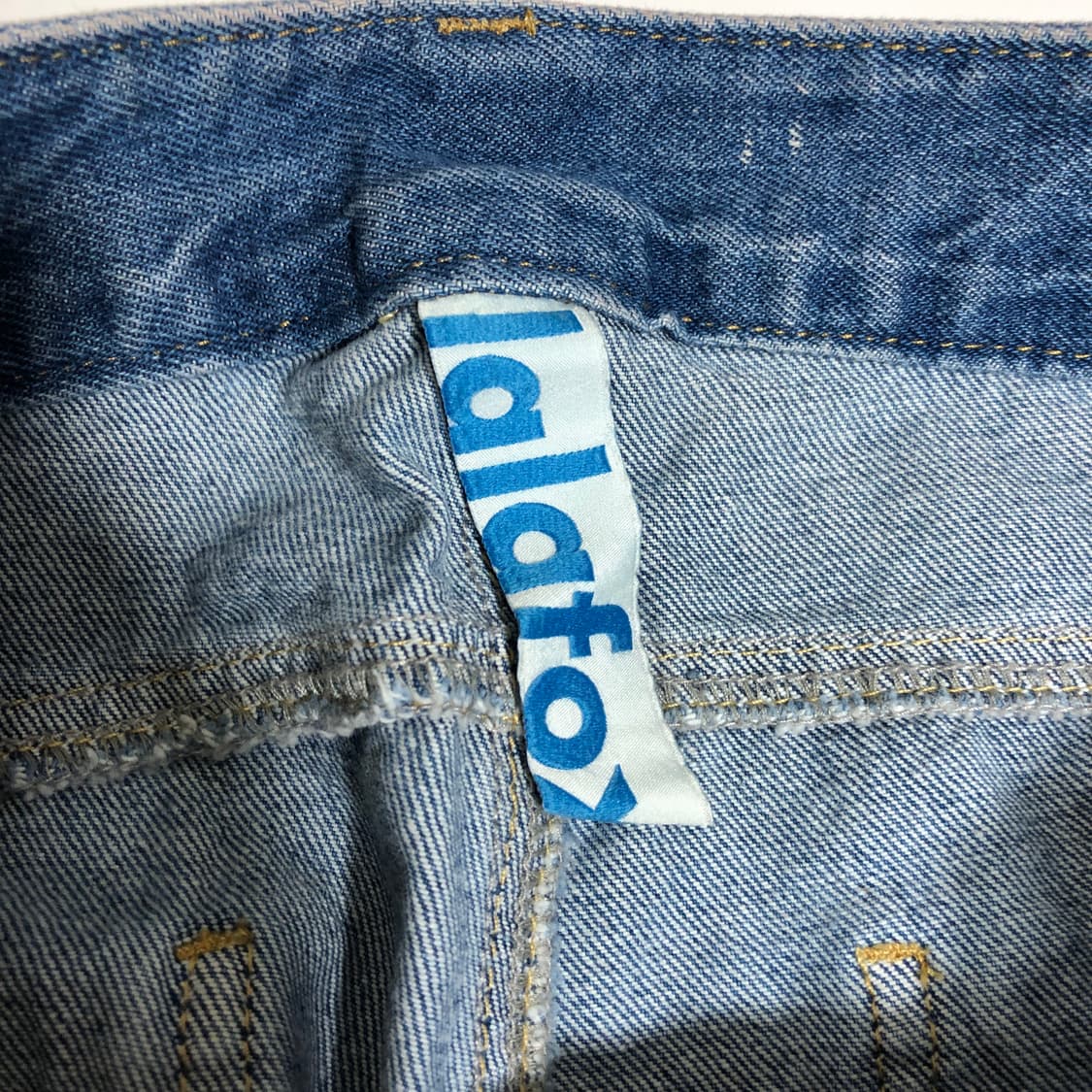 새상품) 라라폭스 그라데이션 데님팬츠 m 상품이미지3