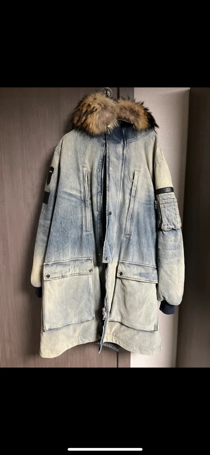 AMIRI 데님 폭스 퍼 야상 상품이미지1